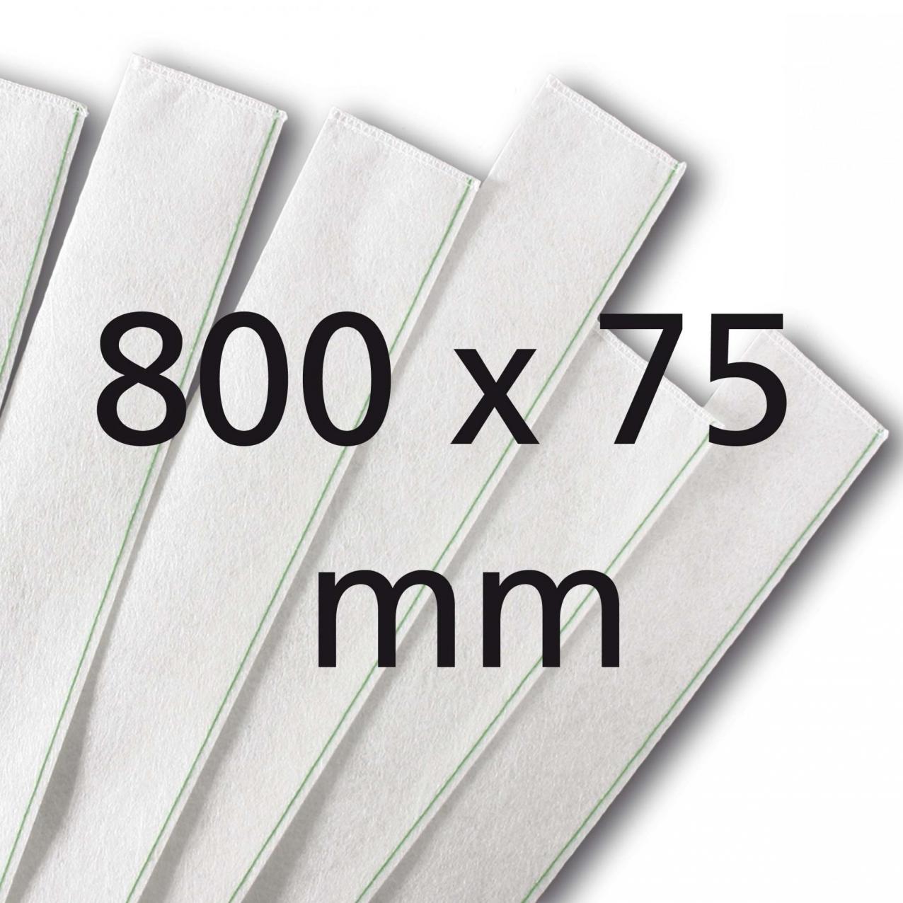 Фильтр-чулок - 800 x 75 mm 70 gr, sewn, 10 x 200x,